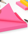 Burst Of Color Sticky Notes Refills 3x3 Pop Up Pads With 9 Bright Colors, Strong Adhesive Memo Pads For Home Office School