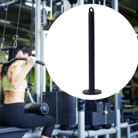 Beefy Heavy Duty Weight Loading Pin For Home Gym And Strength Training Metal Plate Loading Pin In Gym Setting