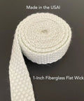 Flat Fiberglass Wick 5 Feet By 1 Inch For Tiki Torches Oil Lamps Lanterns And Indoor Outdoor Burners Replacement Wick