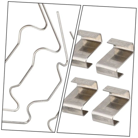 Greenhouse Repair Kit With 60 Glazing Wire Clips And Plant Fixing Clips Stainless Steel Garden Fasteners For Securing Glass Panels Window Repair Durable Buckle Clips And Easy DIY Fixes