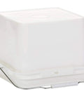 2 Gallon Plastic Bee Feeder For Beekeeping With Secure Lid Great For Syrup Feeding Hives In Backyard