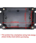 IP65 Waterproof Electrical Junction Box Enclosure For Outdoor Use, Dustproof ABS Plastic Project Box interior dimensions