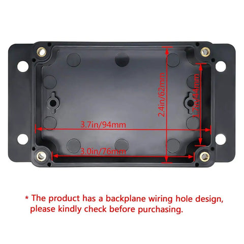 IP65 Waterproof Electrical Junction Box Enclosure For Outdoor Use, Dustproof ABS Plastic Project Box interior dimensions
