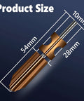 Dimensions of All In One Adventurer 5X Nozzle Kit With 0.25mm 0.4mm 0.6mm And 0.8mm Nozzles for Flashforge AD5X 3D printer extruder.
