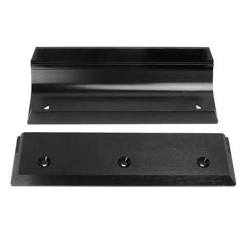 Insane Strength Aluminum Door Brace Security Barricade Floor Lock parts with black finish for rugged protection.