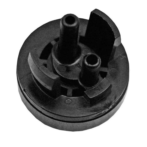 Primer Bulb Replacement Kit for Echo Chainsaw and Trimmer Models, black primer bulb close-up with nozzle outlets