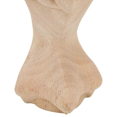 Solid Wood Carved Furniture Foot Legs With Exquisite Grain, detailed view of natural wood and handcrafted design