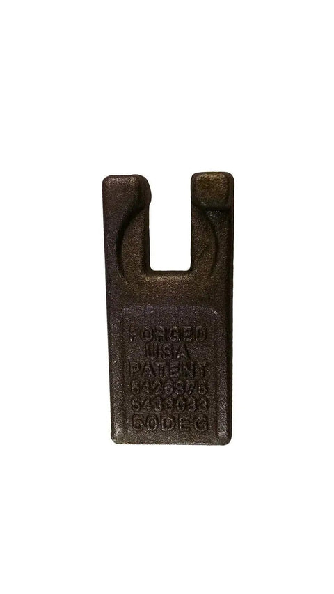Eight Pengo Forty To Fifty Degree Auger Teeth With Hardware For Aggressor Augers Includes Half Inch By One And Half Inch Carriage Bolts And Half Inch Lock Nuts 134501 steel auger tooth, 50 degree
