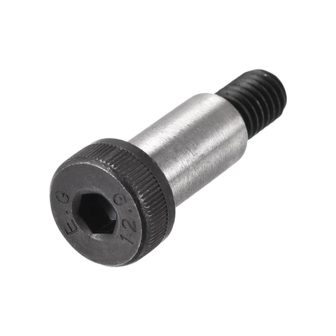 Built Tough Alloy Steel Hex Socket Shoulder Bolts Set, Three Quarters Inch Shoulder Length By One Half Inch Shoulder Diameter, Three Eighths Inch UNC Thread, High Torque Head For Tight Fits, Wear Resistant And Corrosion Resistant, Four Pack.