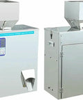 Automatic Powder And Granule Filling Machine With Hassle Free Setup, Rock Solid Stainless Steel Frame, Digital Scale For Precision Weighing, 10 To 500 Gram Range, Plug And Play Packaging For Tea Grains Feed Jewelry in a sleek design.