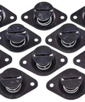 Trusted Pro Shop Quarter Turn Fasteners 7/16 Inch Shank Diameter in matte black, set of 10 quick release cam lever bolts.