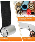 Self Adhesive Pipe Insulation Wrap For Water Lines Foam Tube Heat Tape For Outdoor Pipes Winter Protection, roll view