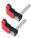 Two Piece Quick Release Woodworking Clamps Set, Stainless Steel Bench Dog Clamps for Desktop Projects, 19mm Jaw Width