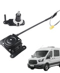 Spare Tire Hoist Winch Assembly For Ford Transit 2014 Plus Custom 2012 Plus with electric lift mechanism and steel parts.
