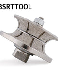 Diamond Router Bit 1-1/4 Inch Full Bullnose Profiler Wheel Vacuum Brazed for granite, concrete, stone 5/8-11 thread