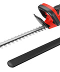Cordless Hedge Trimmer With 22 Inch Dual Action Blade And Five Eighth Inch Cutting Capacity Tool Only Battery Not Included Compatible With M18 Battery For Easy Garden And Backyard Maintenance, shown with blade cover