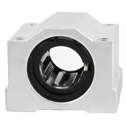 Top Tier Premium Linear Motion Ball Bearing Slider Block With Hella Smooth Zero Drag Axial Glide Path designed for CNC routers, SC25UU bearing.