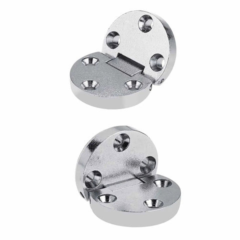 2 Pack Zinc Alloy Table Flap Hinges Built Tough Self Supporting Folding Hardware for Furniture, Lift Table Hinges 54x35x7mm 10kg Load