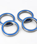 RC Car Ball Bearings Set Rubber Sealed Or Metal Shielded In Mixed Sizes 2x6x3 5x10x4 5x8x2.5 4x10x4 5x11x4 6x12x4 12x18x4mm Plus 4x8x3mm Chrome Steel GCr15 Low Vibration High Speed Hobby RC Cars, blue sealed bearings