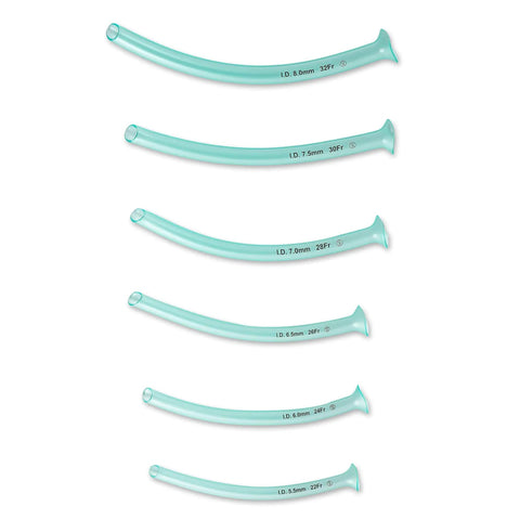 Deluxe Pro Grade Nasopharyngeal Airway Kit With Six NPAs In 22 Fr 24 Fr 26 Fr 28 Fr 30 Fr And 32 Fr Sizes Plus Lubricating Jelly Cleansing Wipes And Nitrile Gloves Sterile Latex Free Medical Essentials All In One