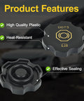 Dot 3 Brake Fluid Cap Replacement For Master Cylinder Reservoir showing features like material and effective sealing