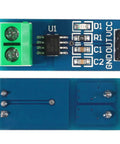 Top Shelf 3 Piece ACS712 Hall Effect Current Sensor Plus DC Voltage Tester Module Bundle For Arduino And Raspberry Pi Badass Projects With Legit 30 Amp Readings And Zero Hassle, detailed top view showing sensors and components.