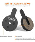 High Performance Disc Brake Pads Kit For Bikes And Electric Scooters 4 Pairs With Installation Tools Premium Semi Metallic And Organic Resin Pads