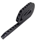 Top Tier Silent Cable Drag Chain 1 Meter Length 10X11MM shown in black color for CNC Router Engraving Machine systems.