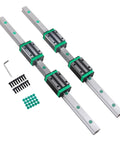 2 Pack 1000mm HGR20 Linear Rails With 4 HGH20CA Carriage Blocks CNC Kit Plug And Play For DIY CNC Routers Lathes And Milling Machines