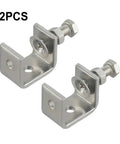 Heavy Duty C Clamp Cabinet Clamp 15 to 38mm Range Drawer Clip I Beam Design M8 Threaded Hole Table Mounting Bracket Rust Proof 1pc