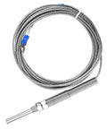 M8 Thread Type K Thermocouple With 30Mm Probe, Lightning Fast Temperature Sensor For 0-400C, 5M Wire coiled with silver sheath