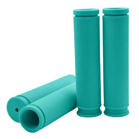 2 Pairs Soft Anti Slip Bike Handlebar Grips For MTB BMX Universal Fit 130Mm Length 22Mm Diameter Comfortable Rubber TPR Grips
