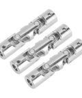 Durable Steel RC Car Bearings Set 15x24x5mm 6Pcs For High Speed Performance, showcasing steel shafts with precise joints.