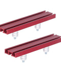 Planing Stop Kit With Pew Dog Positioning Clamp For Workbench Use, Aluminum Alloy Construction, 15.8mm Capacity, side view