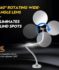 Heavy Duty Magnetic Welding Inspection Mirror With 360 Degree Adjustable Arm for Auto Repair Pros, ideal for blind spots.