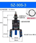 Pneumatic Gripper With Three Claw Clamp, Detection Switch, Anti Slip Pad For Reliable Automated Grabbing Of Workpieces, Mechanical Arm Accessories