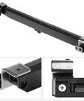 Hole Free Barn Door Soft Close Kit For Single Doors Weighing 88 To 132 Pounds With Hidden Spring Damper, close-up of hardware details.