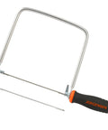Coping Saw Kit with Frame and Two Extra Six and a Half Inch Blades, 15TPI High Speed Steel for Woodworking and Soft Metal