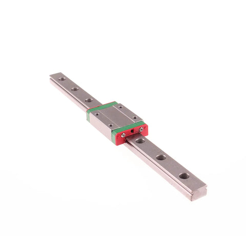 Pro Grade MGN12H 550mm Linear Guide Rail With Slide Block For 3D Printers And CNC Machines, Rock Solid Aluminum Rail System, Chrome Plated