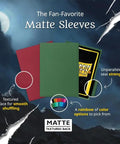 Top Shelf Matte Card Sleeves 100 Pack Standard Size Kickin Tough Protection For Trading Card Games smooth shuffle textured sleeve options