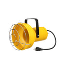 Fostoria Loading Dock Light Head Assembly 120V 300W Max No Bulb Included Rugged Safety Yellow Housing with Black Steel Yoke