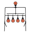 Resetting Steel Target Set For Airsoft BB Guns And Rimfire Caliber 22 And 177 Self Resetting Indoor And Outdoor Shooting Practice