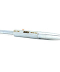 Pro Grade Trim Nail Driver With Hardened Steel Punch, Easy To Use Tool That Delivers No Dent Finishing, Drives Trim Nails Into Soffit And Fascia Smoothly, Narrow Tapered Nose For Tight Corners, Durable Choice For Pros And DIYers showcasing its design with USA-made marking.