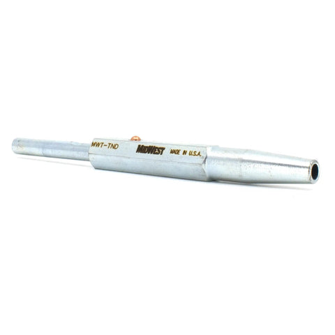Pro Grade Trim Nail Driver With Hardened Steel Punch, Easy To Use Tool That Delivers No Dent Finishing, Drives Trim Nails Into Soffit And Fascia Smoothly, Narrow Tapered Nose For Tight Corners, Durable Choice For Pros And DIYers showcasing its design with USA-made marking.
