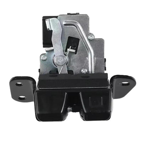 Heavy Duty Badass Tailgate Latch Actuator Kit For Kia Soul Electric Rear Trunk Lid With High Torque Motor detailed view, metallic finish.