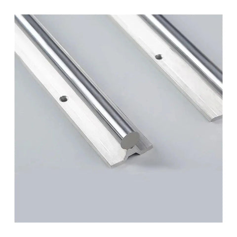 Two Pack Linear Guide Rails SBR12 SBR16 SBR20 With Four UU Shaft Bearing Blocks For CNC Builds Smooth Glide Motion 250mm 300mm 1000mm Lengths Complete DIY CNC Kit aluminum rails