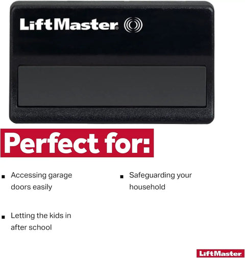 Image of the LiftMaster One Button Garage Door Opener Remote With App Access For Post 2005 LiftMaster And Craftsman Openers Using Purple Learn Button 315MHz.