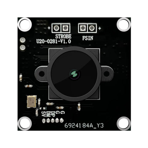 Dope High Speed Global Shutter USB 2.0 And 3.0 Camera Module With 1MP OV9281 Mono Sensor, square front view