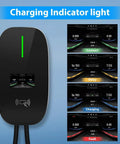 Tesla Level 2 EV Charger 48 Amp Wall Charger Hardwired WiFi Enabled with Smart App and charging indicator light