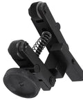 Spring Loaded Knurling Tool Holder for Mini Lathe Adjustable Linear Knurl Tool with CR15 Wheel Clamp, Pro Grade Carbon Steel Build